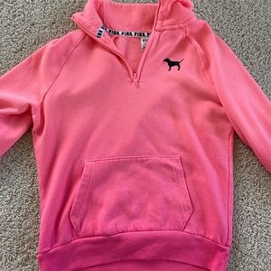 PINK ombré pink pullover